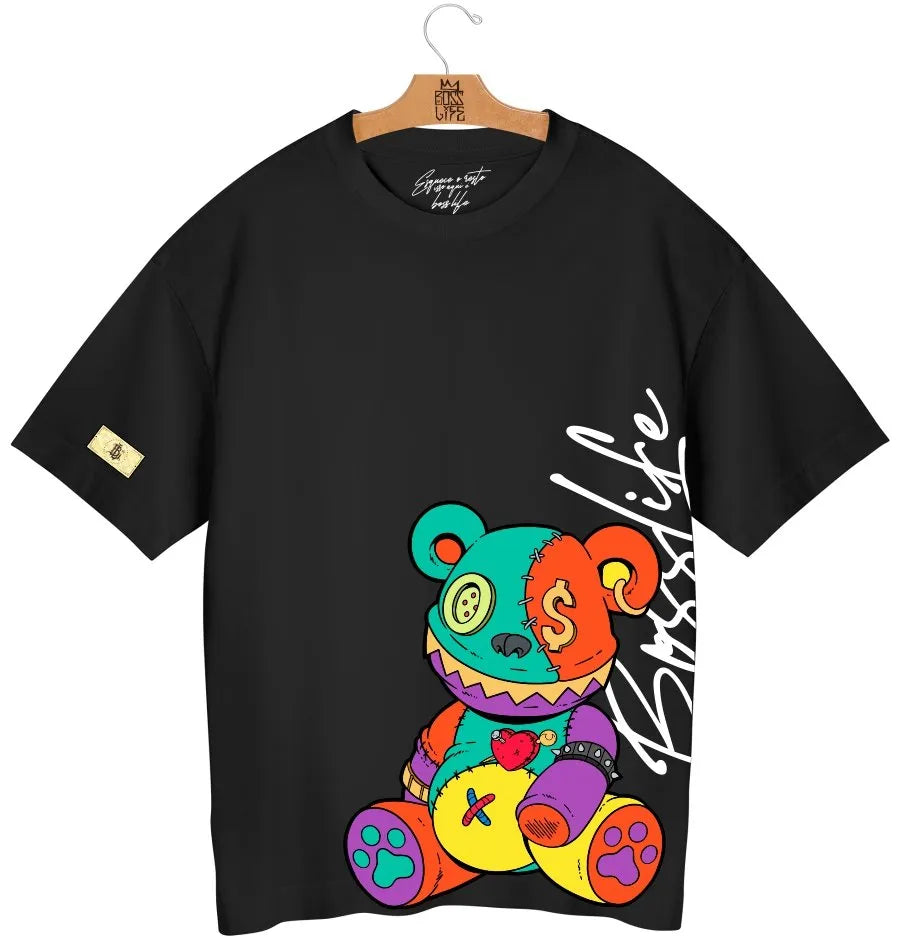 Camiseta Oversized Bear Bl Retail
