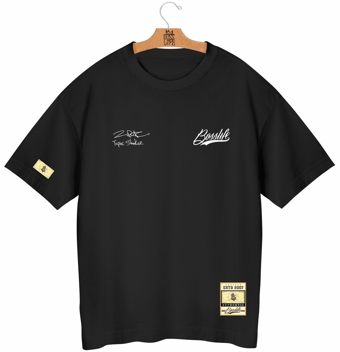 Camiseta Oversized Street Poster Tupac