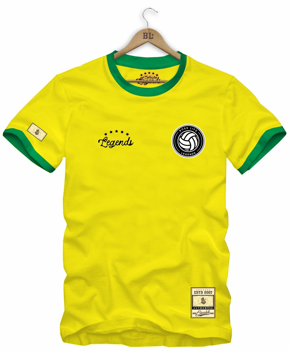 Camiseta Legends Brasil 94 Frente e Costas