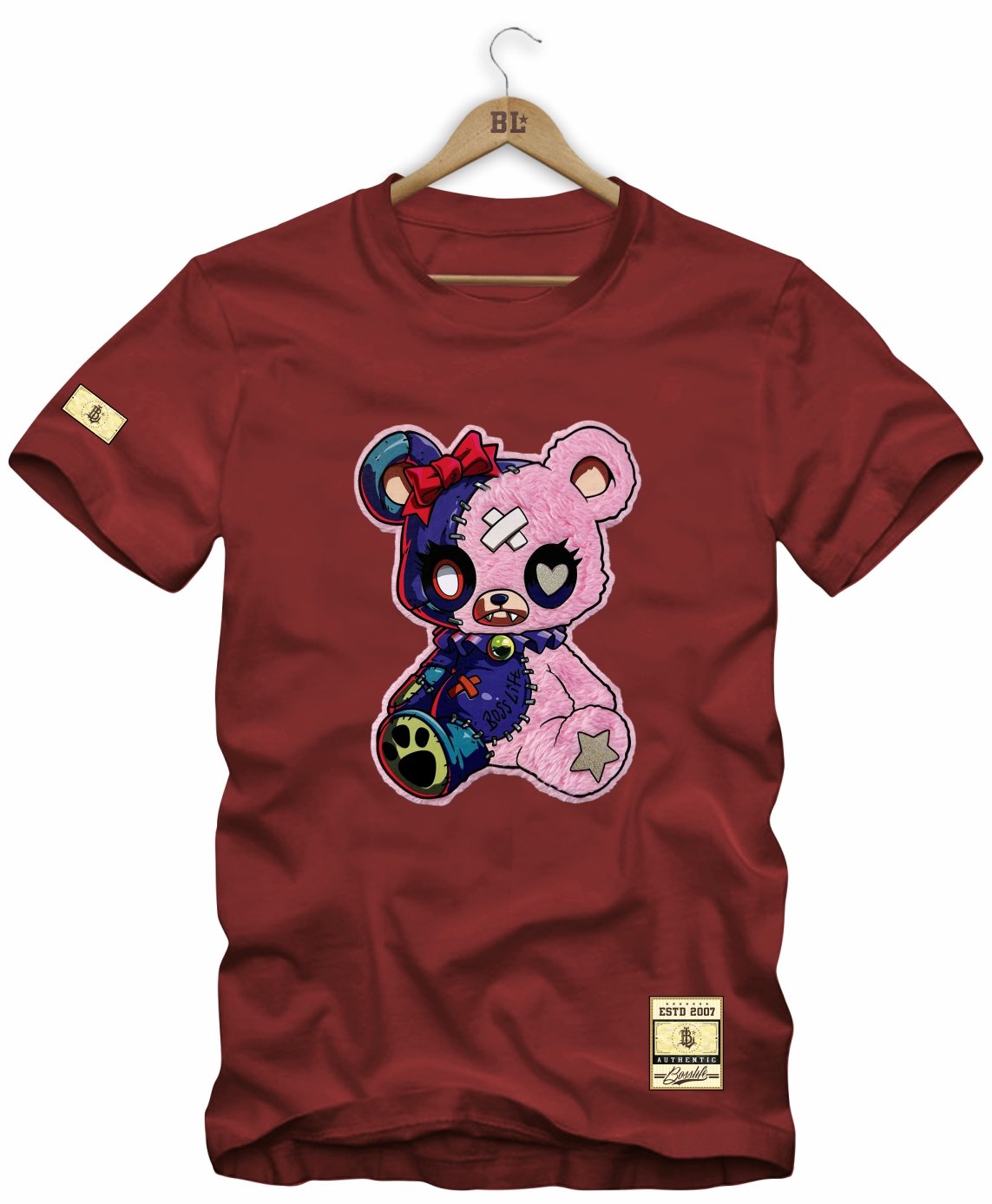 Camiseta Boss Life Touch Pink Bear