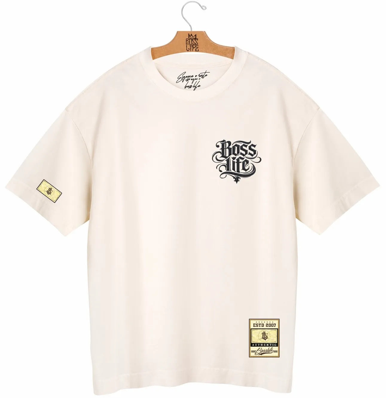 Camiseta Oversized  Boss Life Signature Bold 2