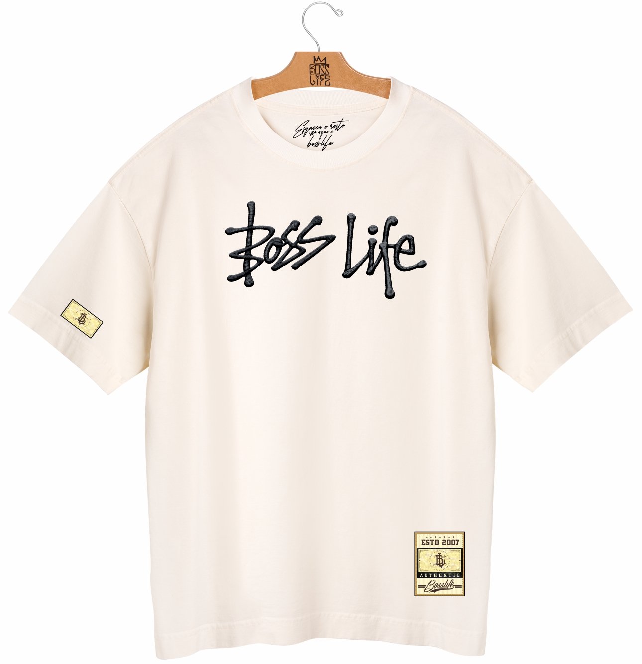 Camiseta Oversized Boss Life Ink Line