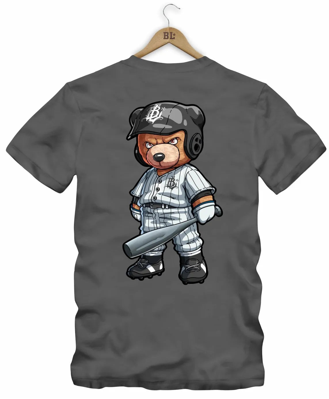Camiseta Baseball Bear 2 Frente e Costas