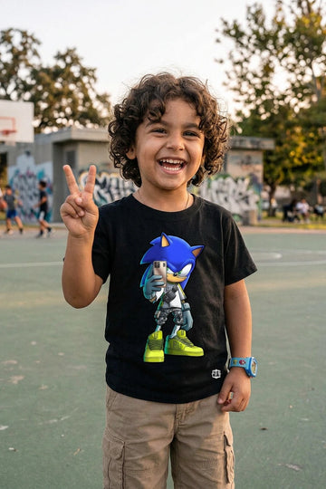 Camiseta Infantil Speed Selfie Boss Life - foto alternativa