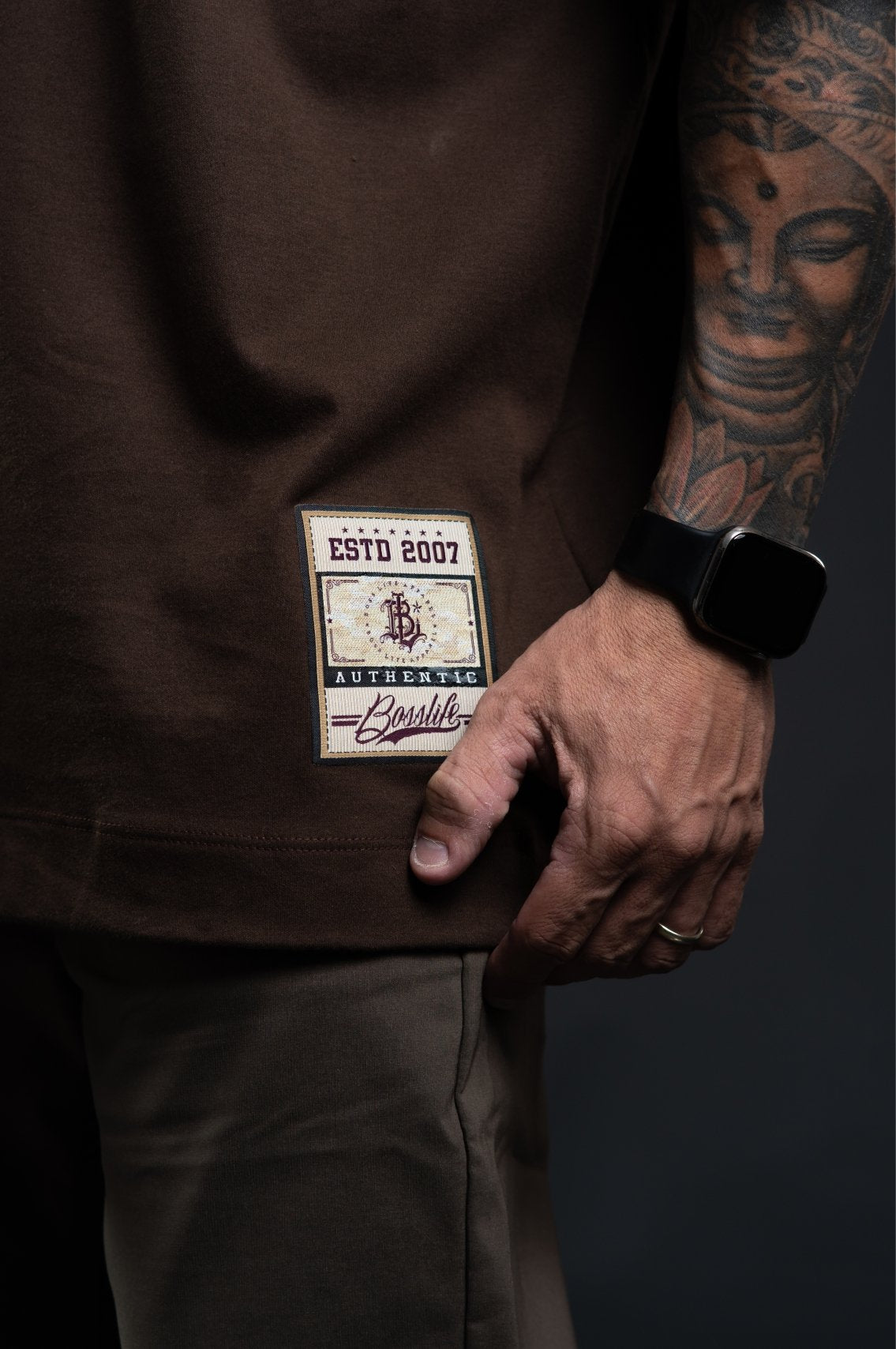 Camiseta Oversized Boss Life Rap Bear 2