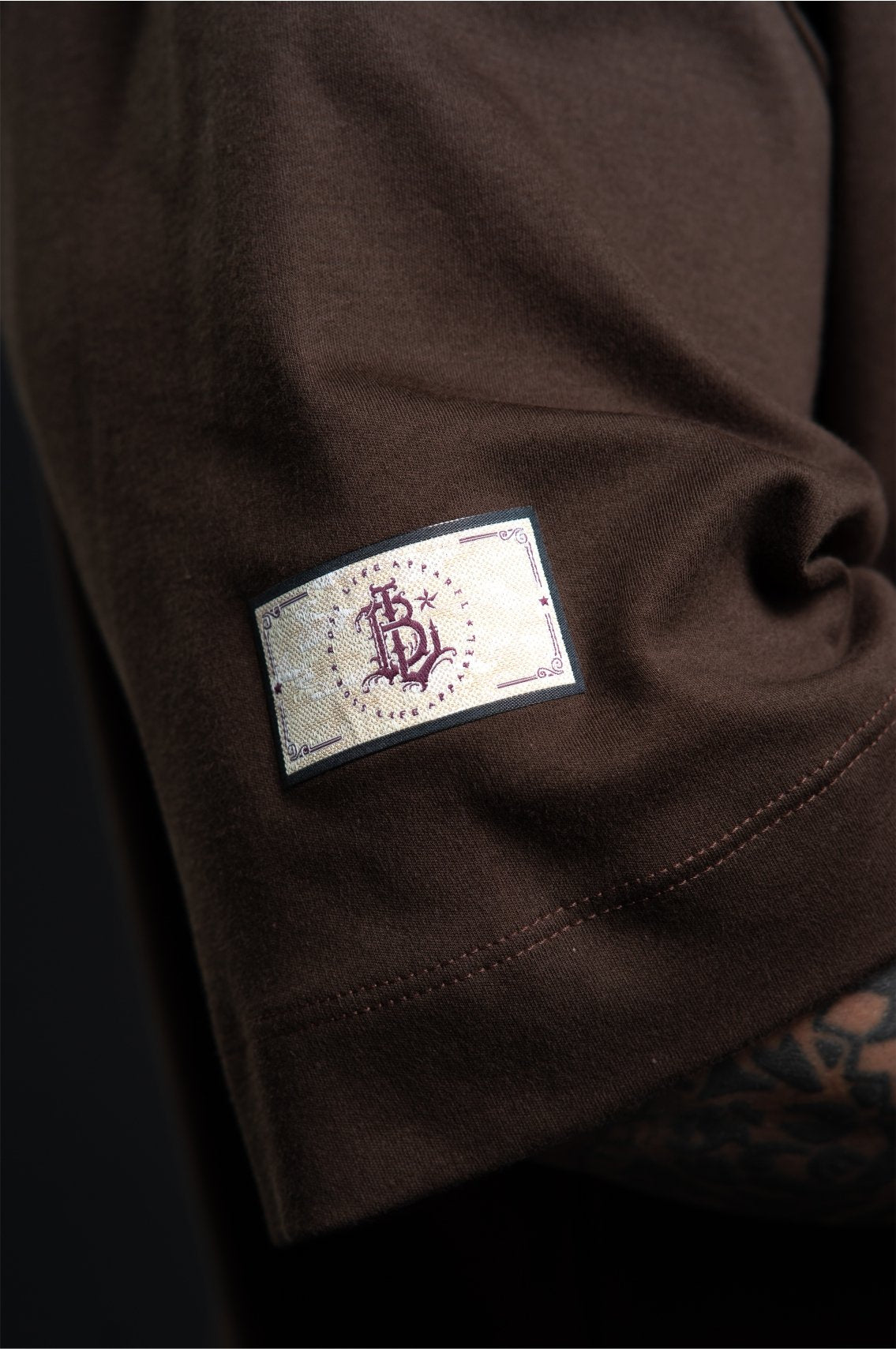 Camiseta Oversized Boss Life Rap Bear Frente e Costas