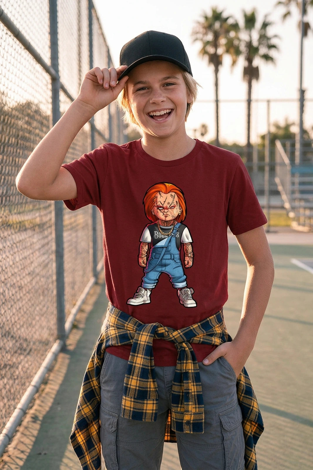 Camiseta Infantil Boneco Rebelde Boss Life - foto alternativa