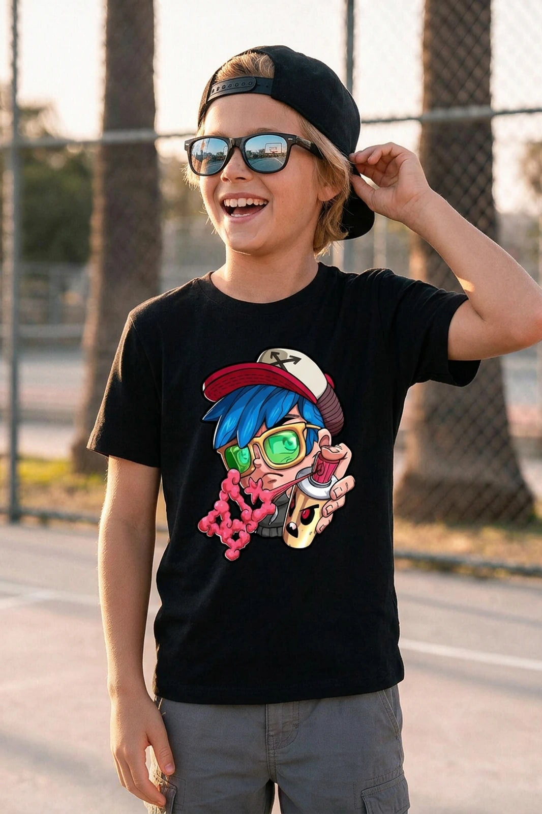 Camiseta Graffiti Boy Boss Life