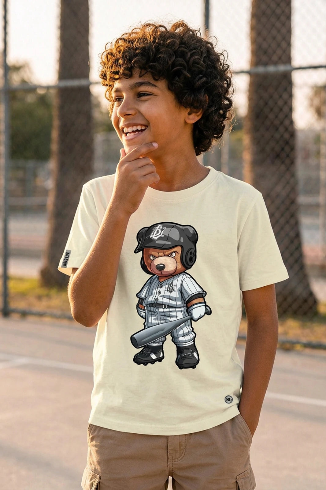 Camiseta Baseball Bear Boss Life