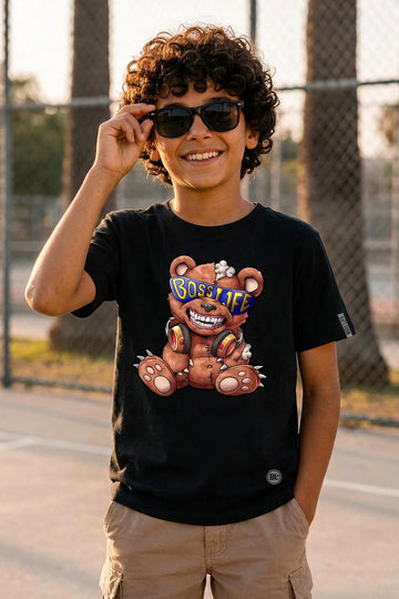 Camiseta Infantil Urso Beast Boss Life - foto alternativa