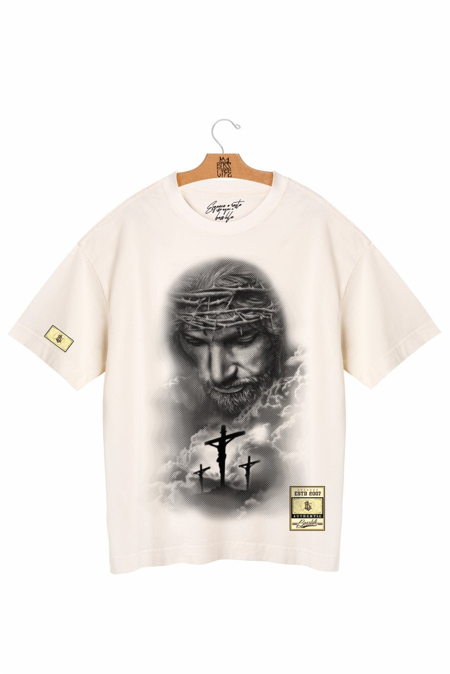 Camiseta Oversized Cross Bl Faith