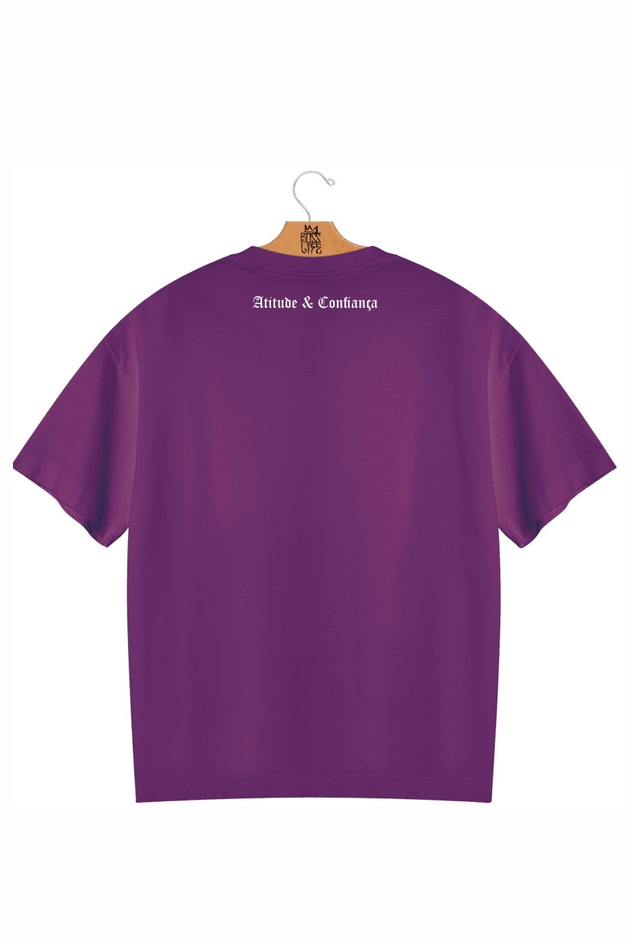 Camiseta Oversized Graffiti Boss Frente e Costas