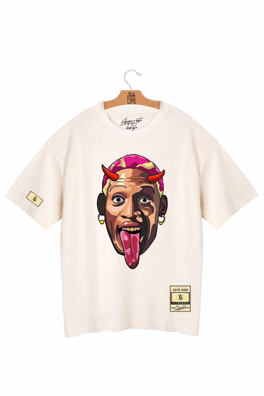 Camiseta Oversized Bl Dennis 91