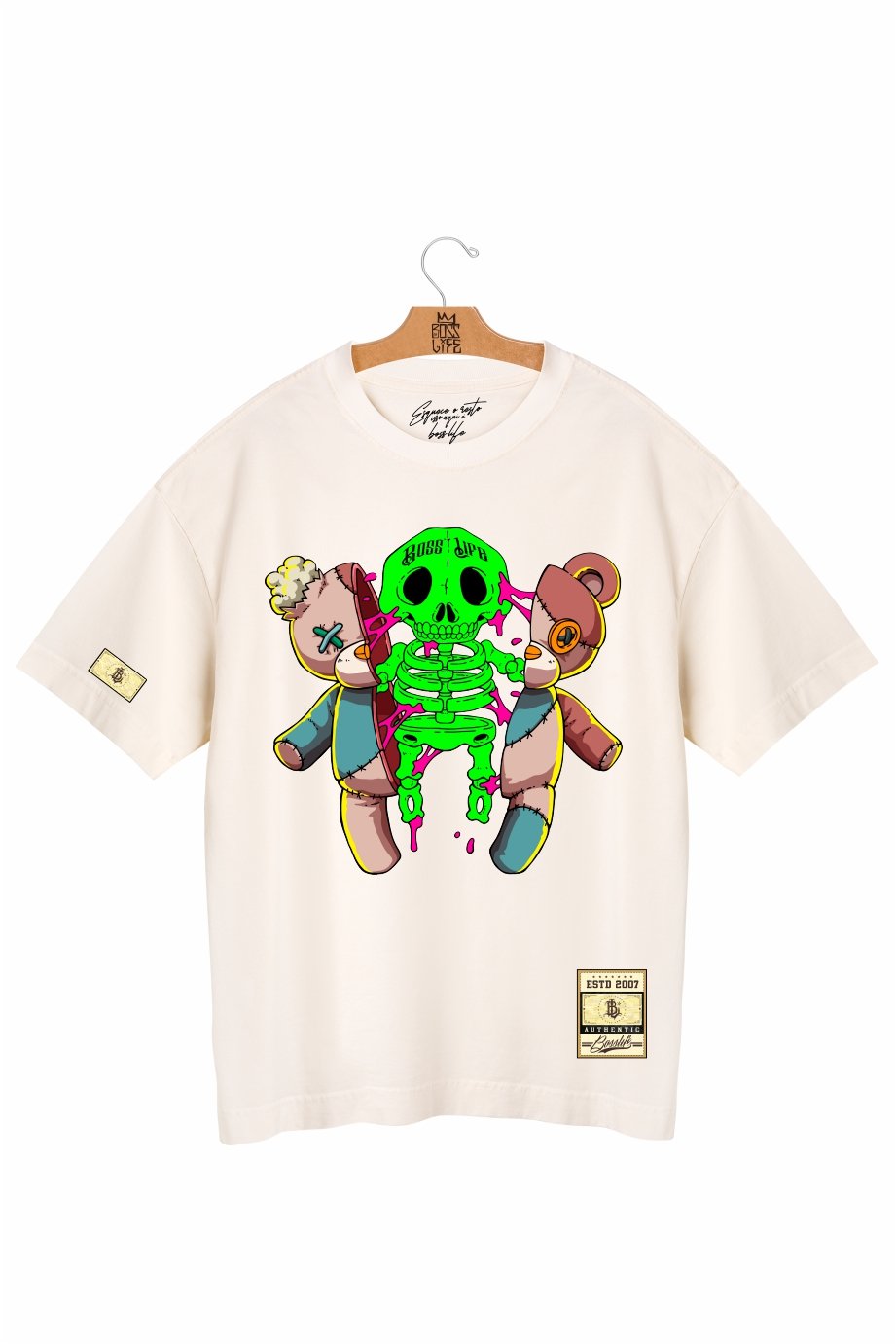 Camiseta Oversized Teddy Bones