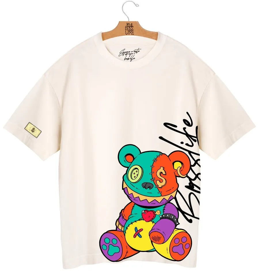 Camiseta Oversized Bear Bl Retail