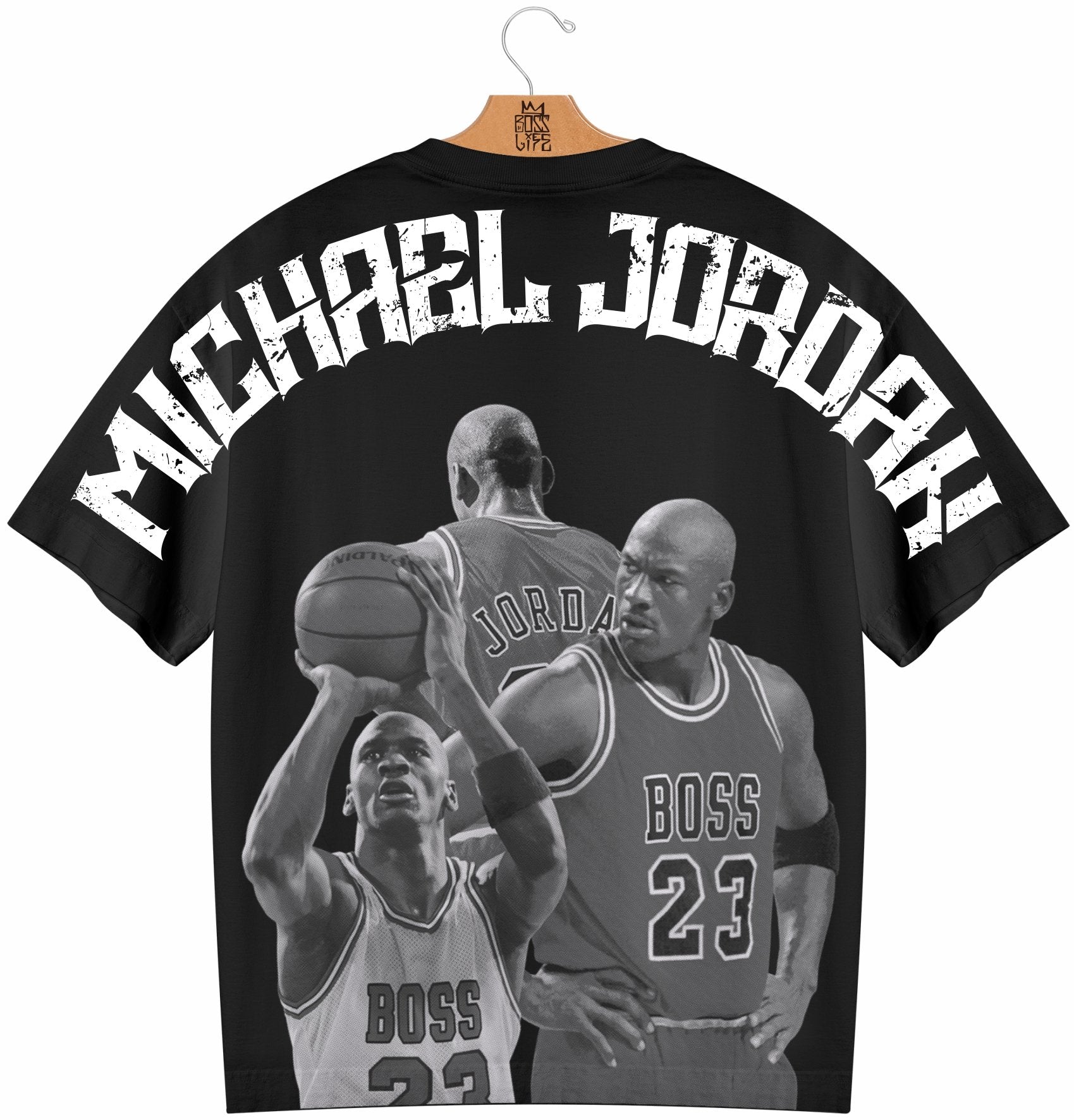 Camiseta Oversized Street Poster Jordan – Boss Life
