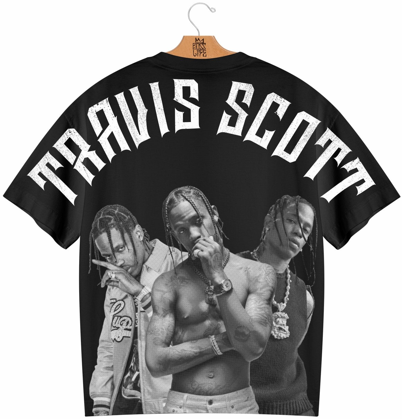 Camiseta Oversized Street Poster Travis