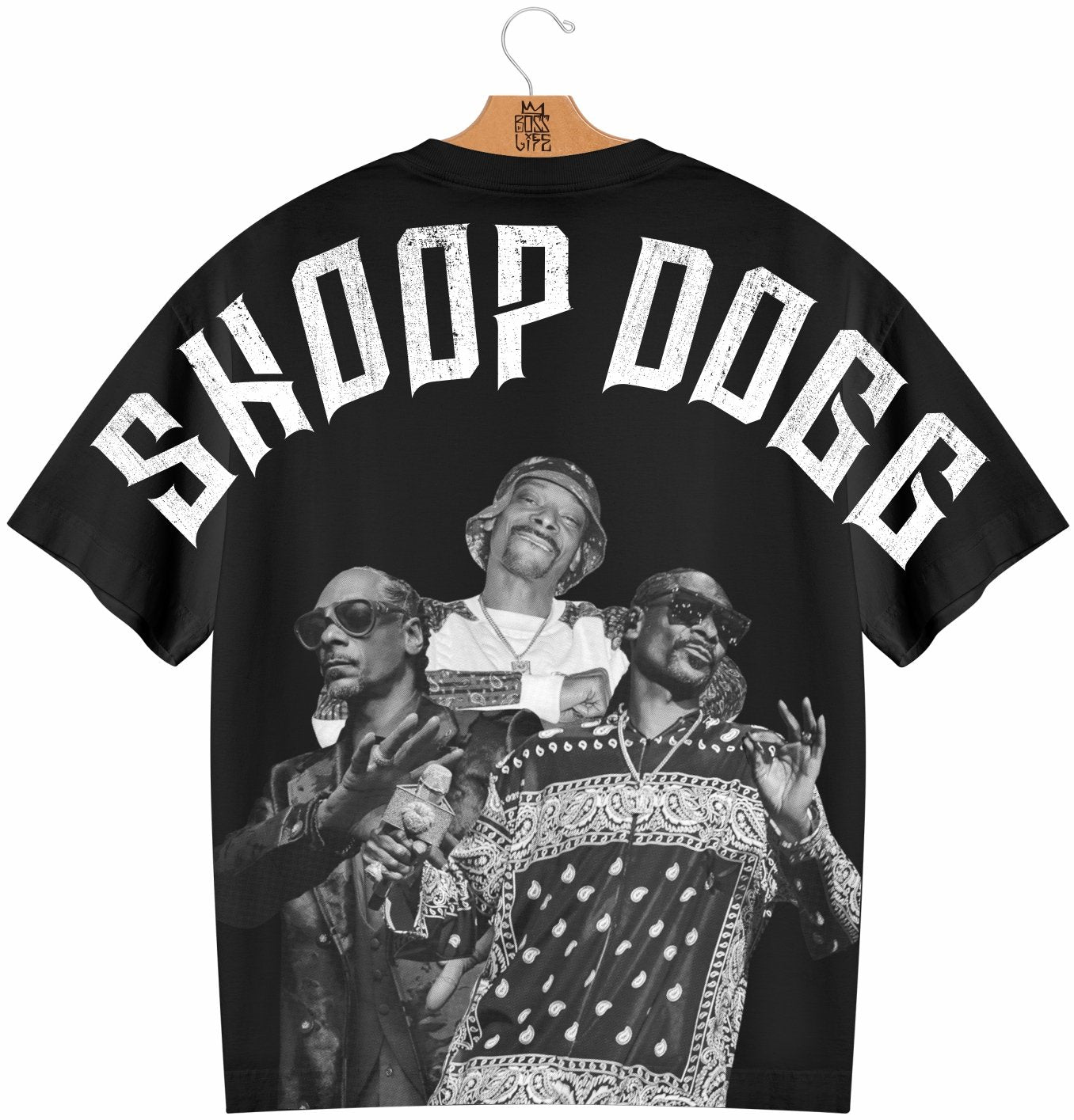 Camiseta Oversized Street Poster Snoop