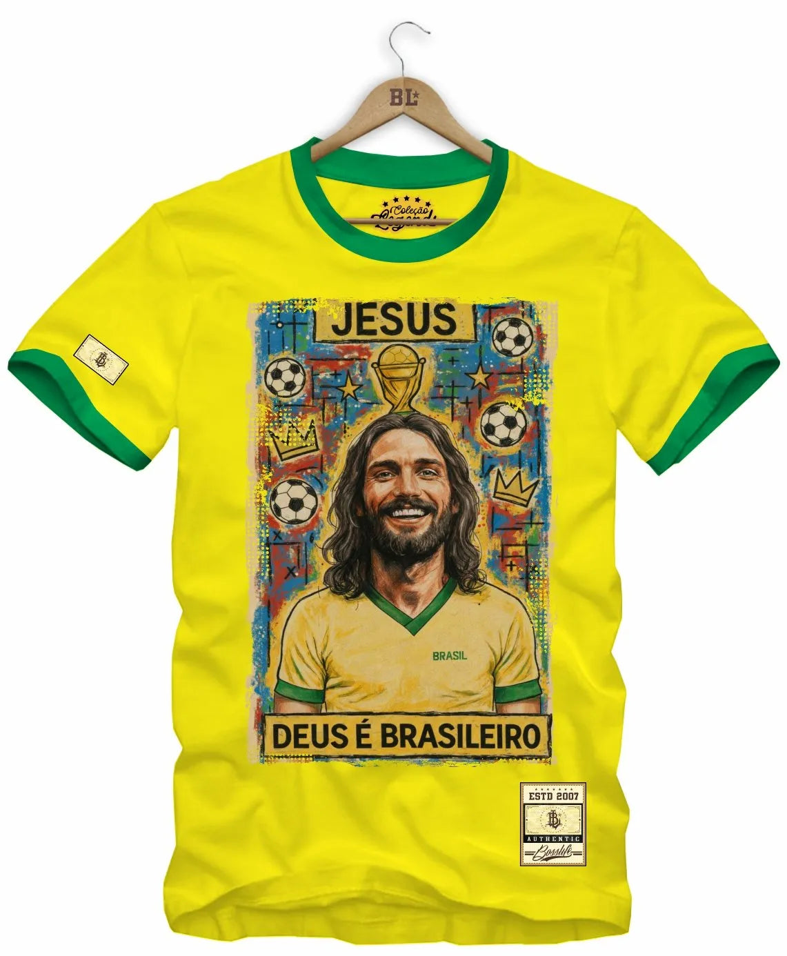 Camiseta Legends Deus é Brasileiro