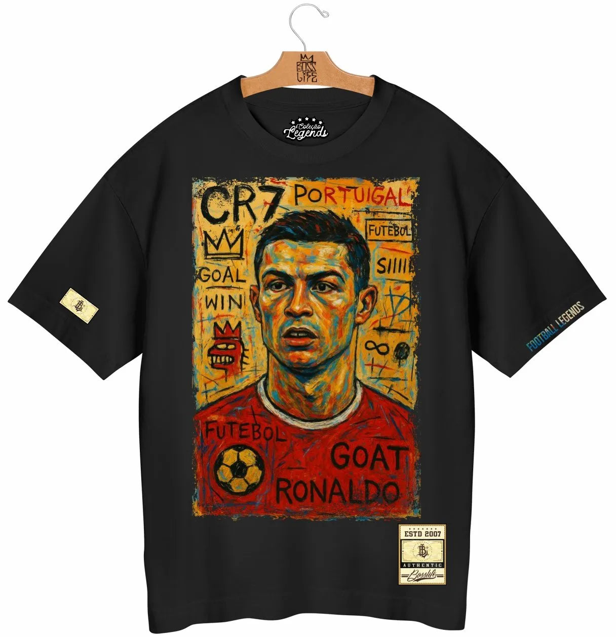 Camiseta Oversized Legends Cristiano