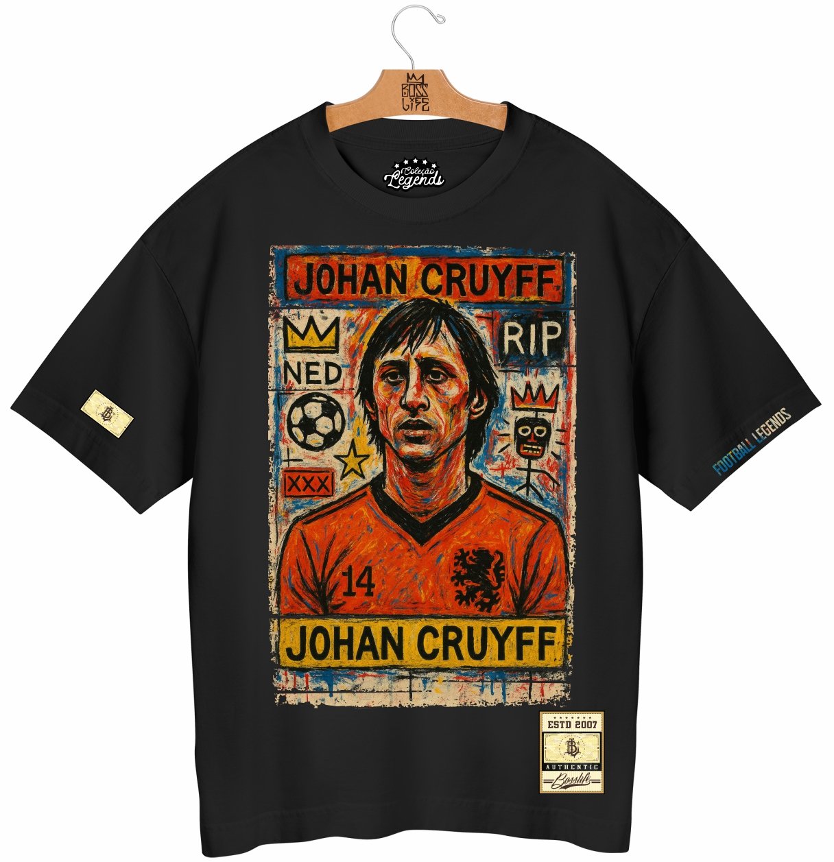 Camiseta Oversized Legends Number 14