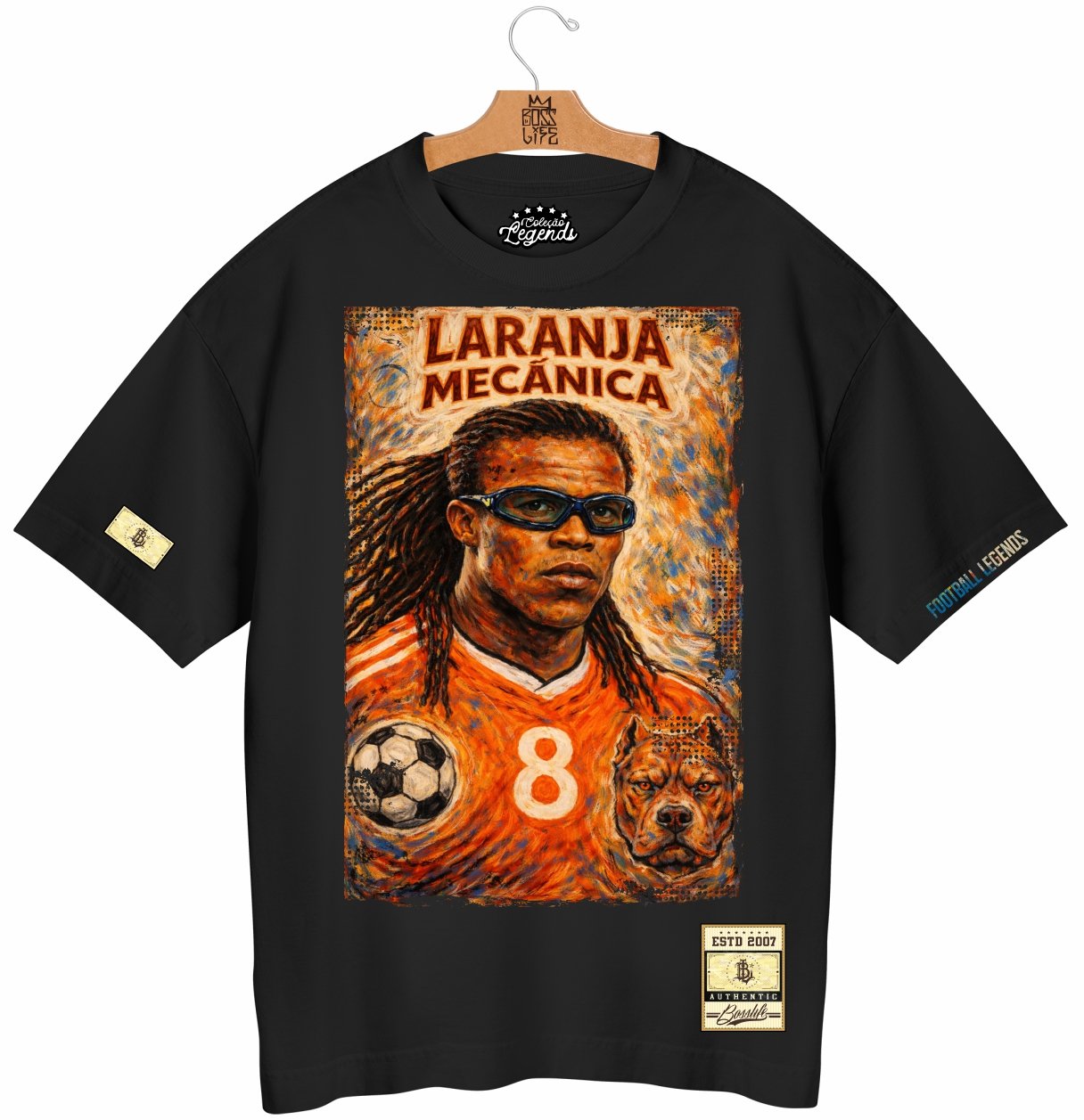 Camiseta Oversized Legends Orange Machine