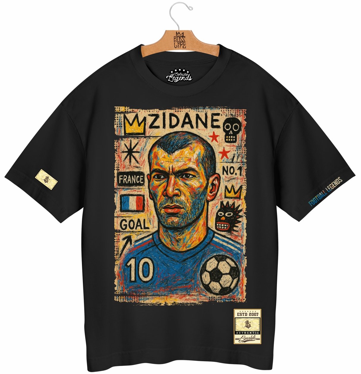 Camiseta Oversized Legends Le Roi