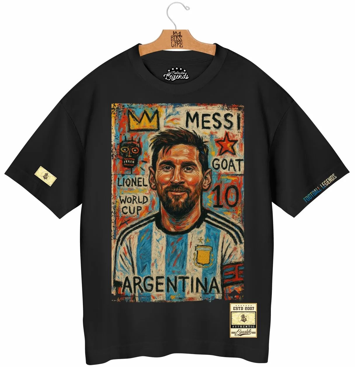 Camiseta Oversized Legends El Maestro
