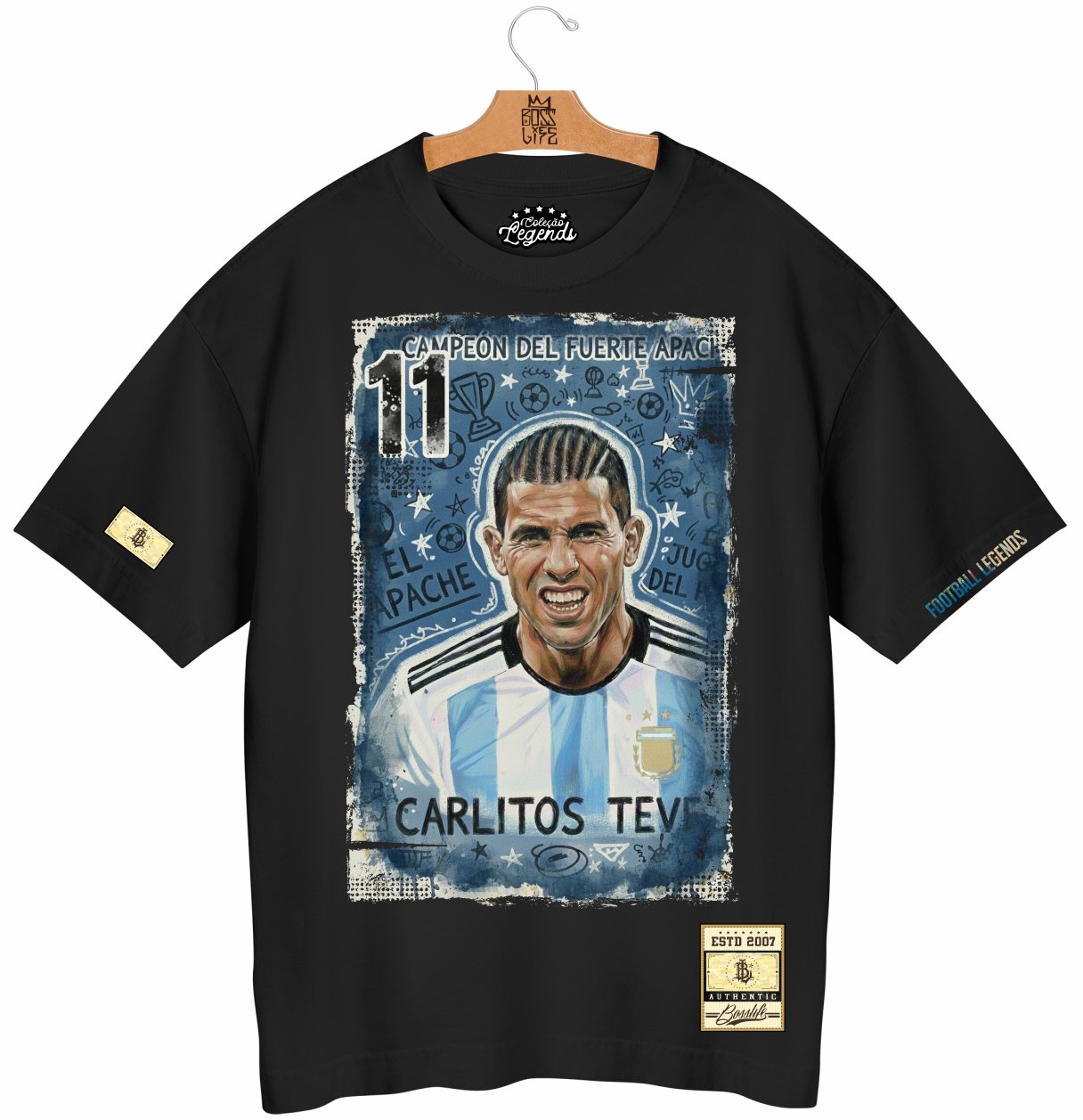 Camiseta Oversized Legends El Apache