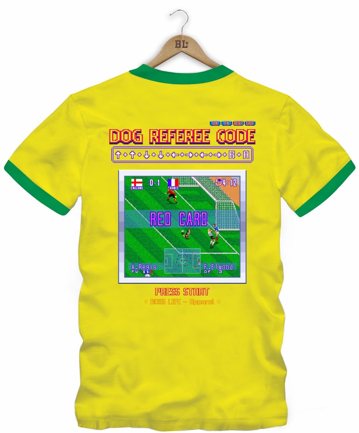 Camiseta Legends Juiz Cachorro Frente e Costas