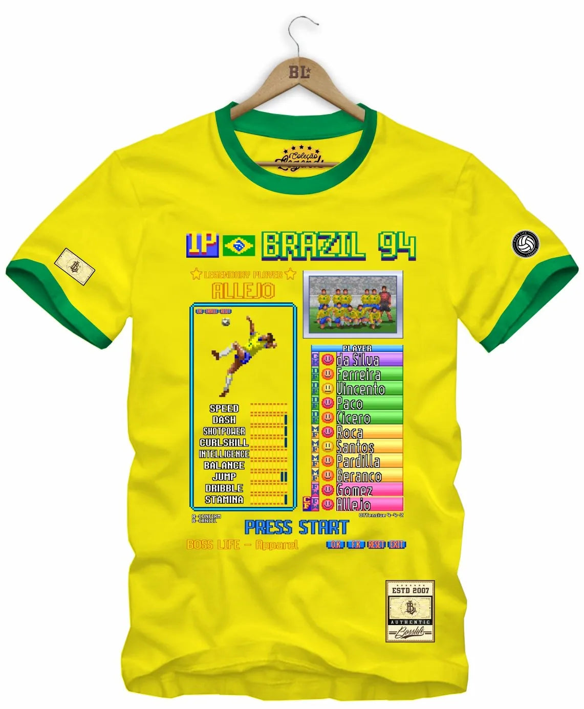 Camiseta Legends Card Allejo