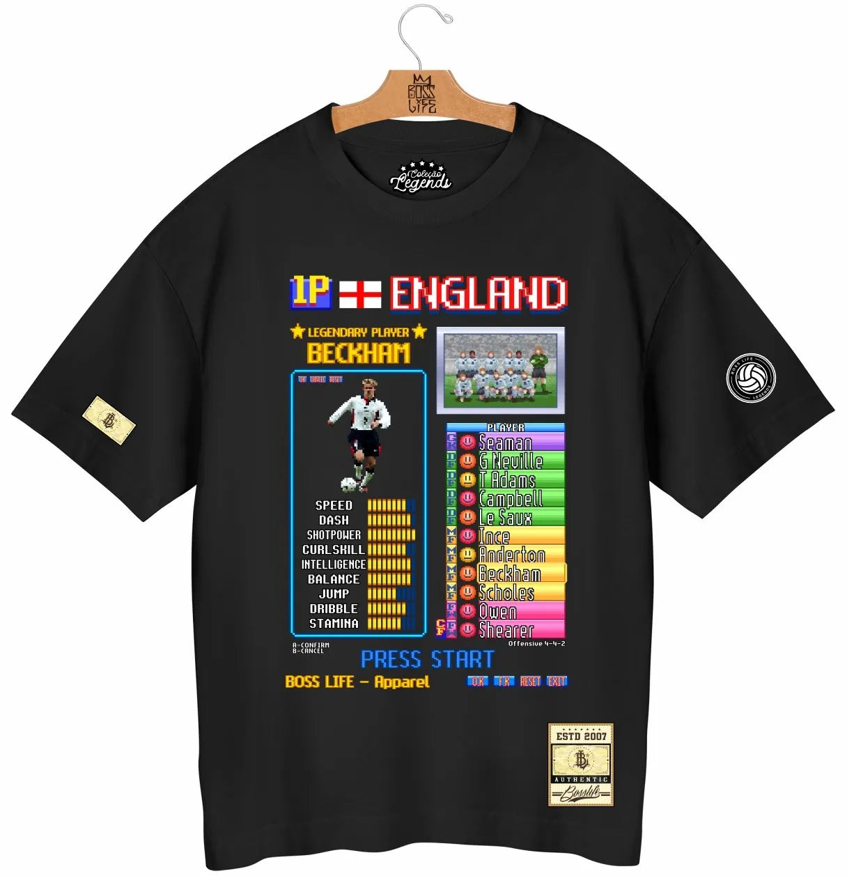 Camiseta Oversized Legends Card DB7