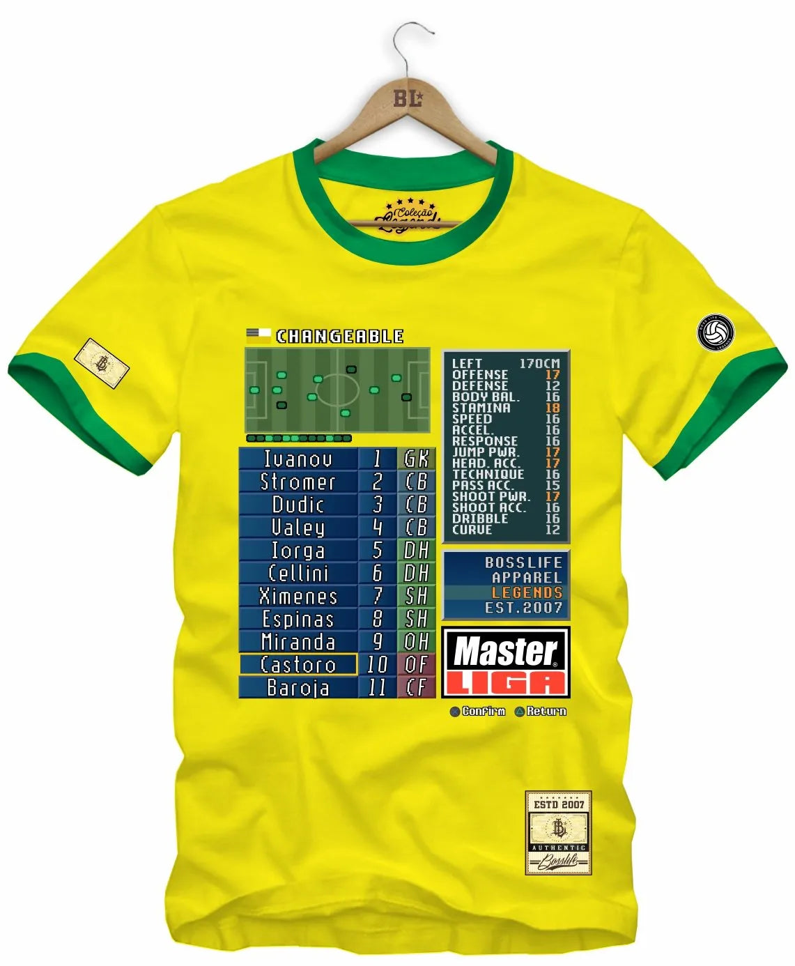 Camiseta Legends Master Liga