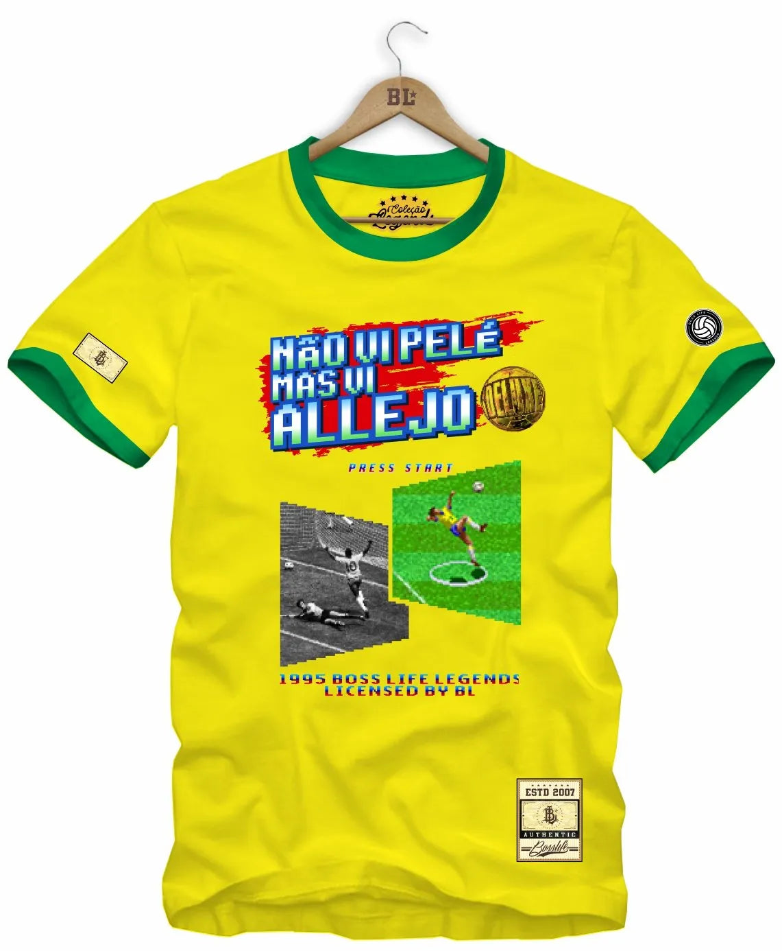 Camiseta Legends Não Vi Pele
