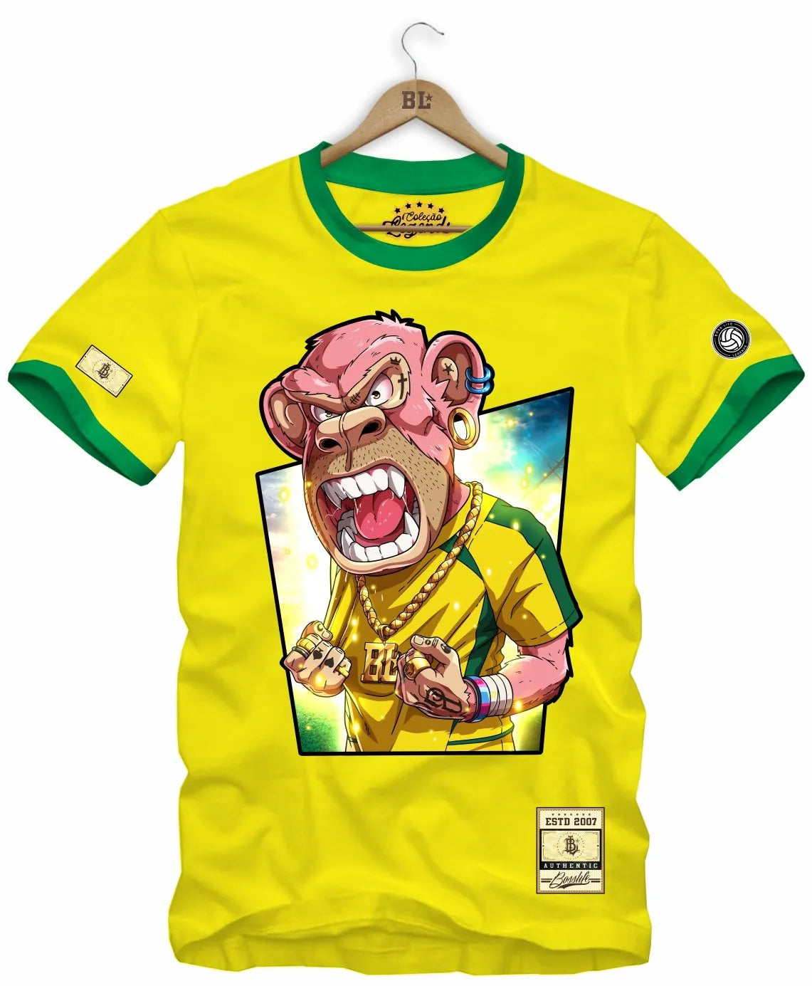 Camiseta Legends Monkey Raça