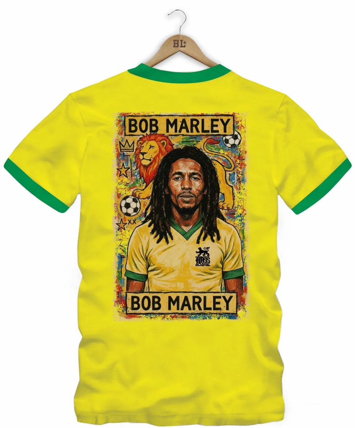 Camiseta Legends Bob Lion Frente e Costas
