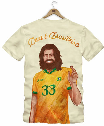 Camiseta Legends Deus é Brasileiro 33 Frente e Costas