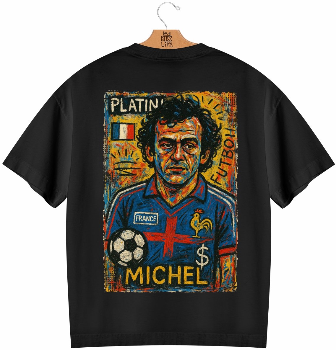 Camiseta Oversized Legends Le Platine Frente e Costas