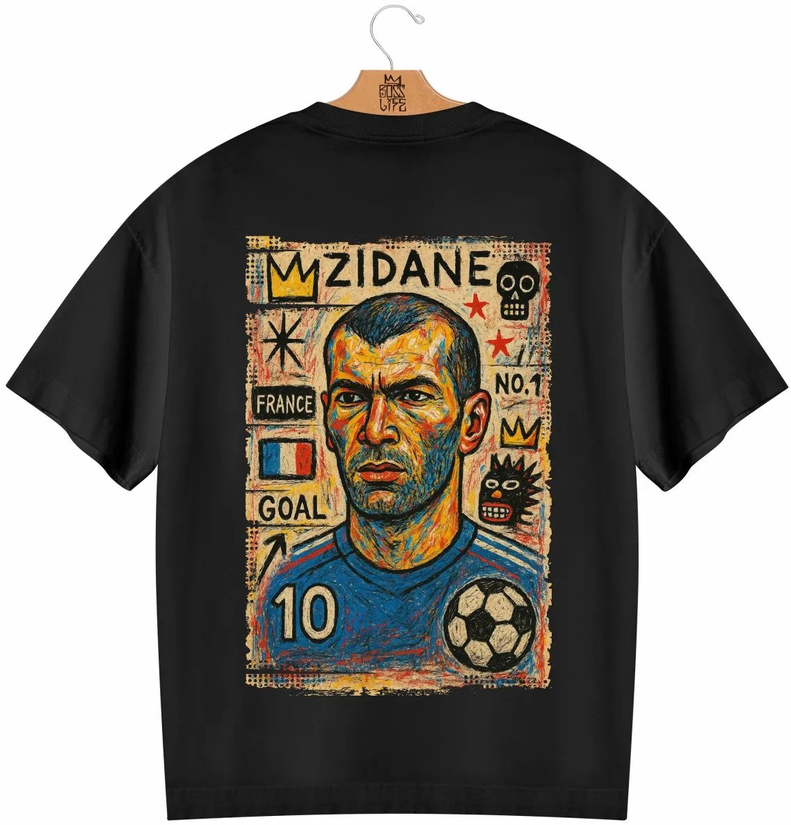 Camiseta Oversized Legends Le Roi Frente e Costas