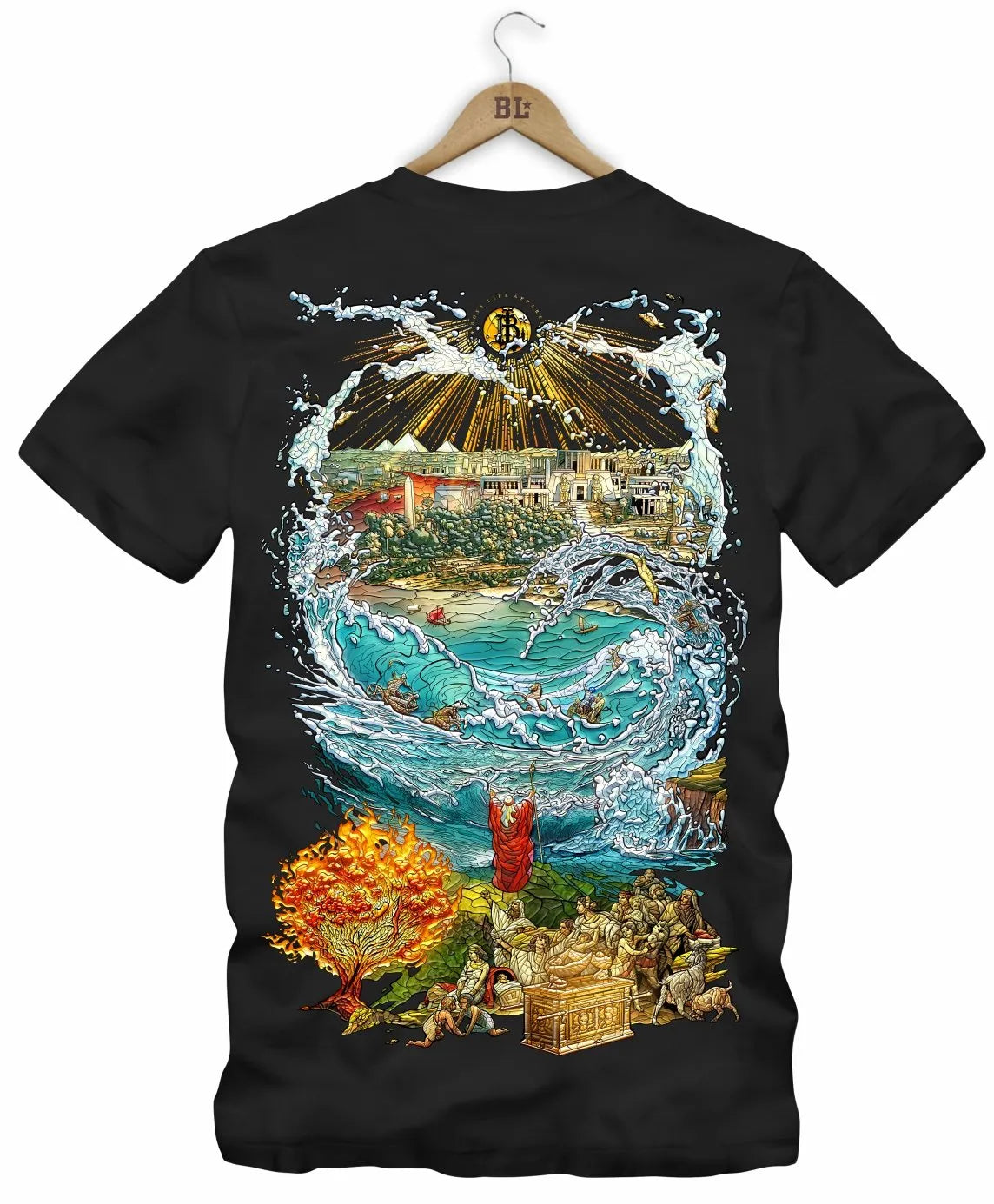 Camiseta Mar Vermelho Bl Faith Frente e Costas