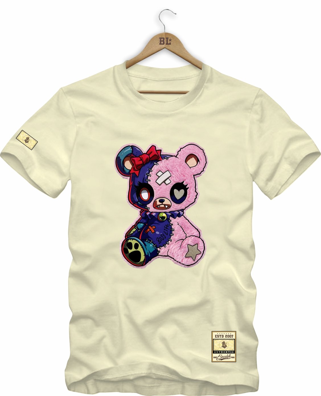 Camiseta Boss Life Touch Pink Bear