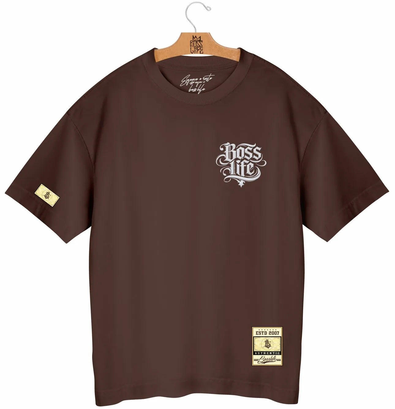 Camiseta Oversized  Boss Life Signature Bold 2