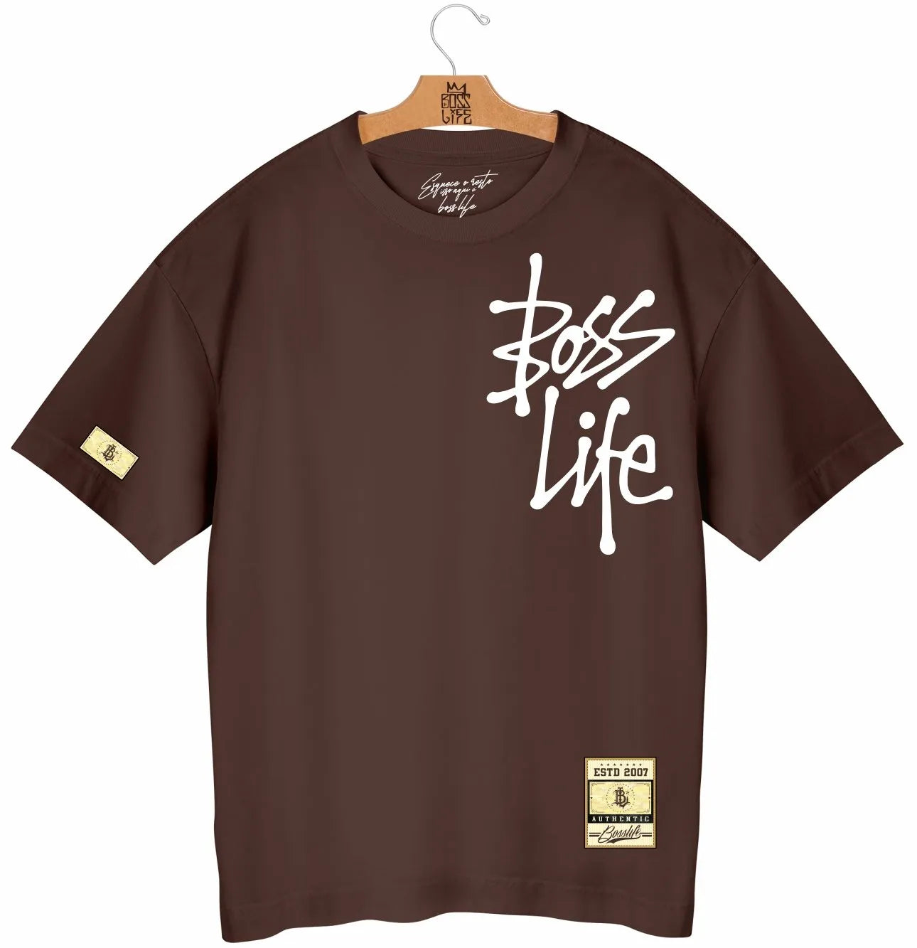 Camiseta Oversized Boss Life Signature Ink 2