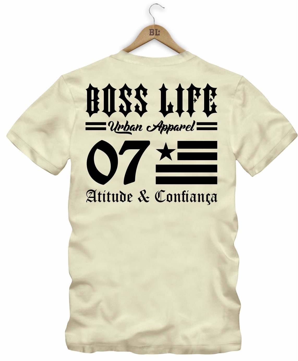 Camiseta Atitude e Confiança Frente e Costas