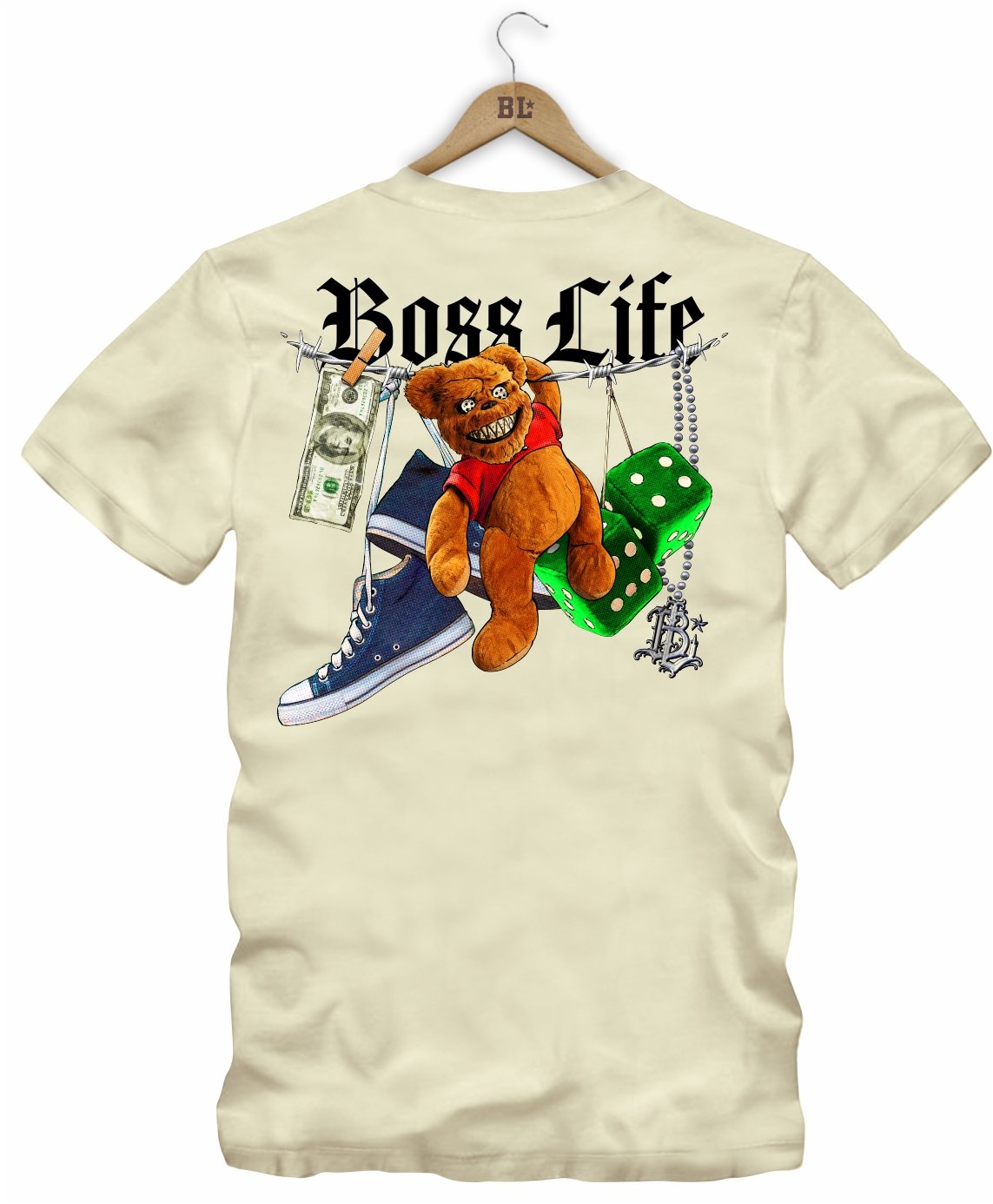 Camiseta Wild Bear Frente e Costas