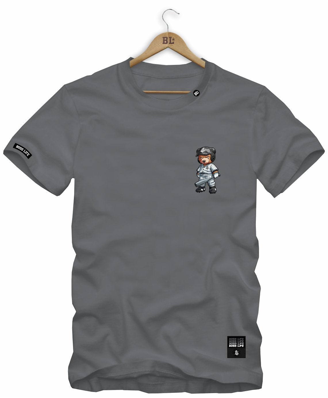 Camiseta Baseball Bear 2 Frente e Costas
