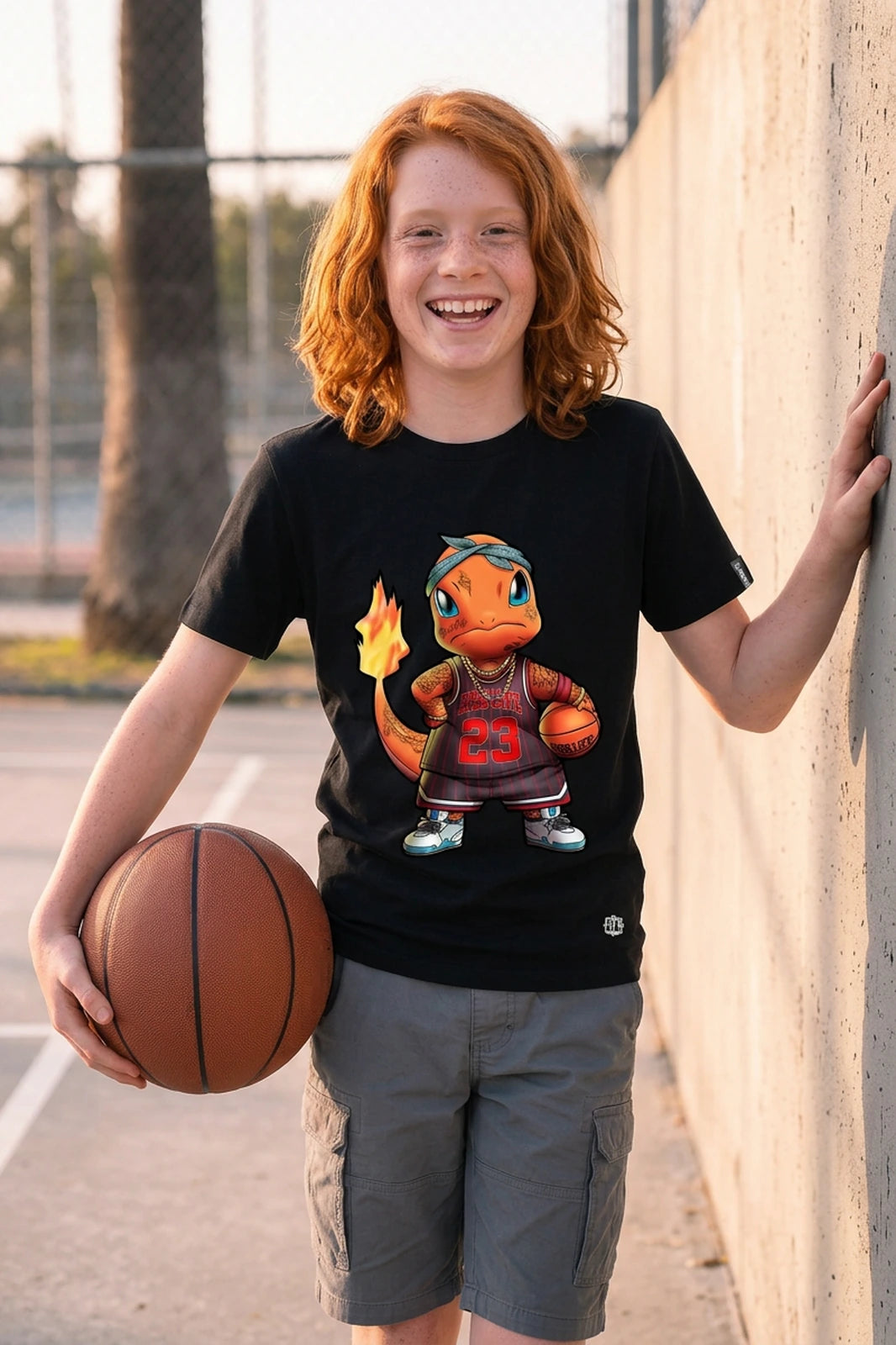 Camiseta Infantil Lagarto de Fogo Boss Life - foto alternativa