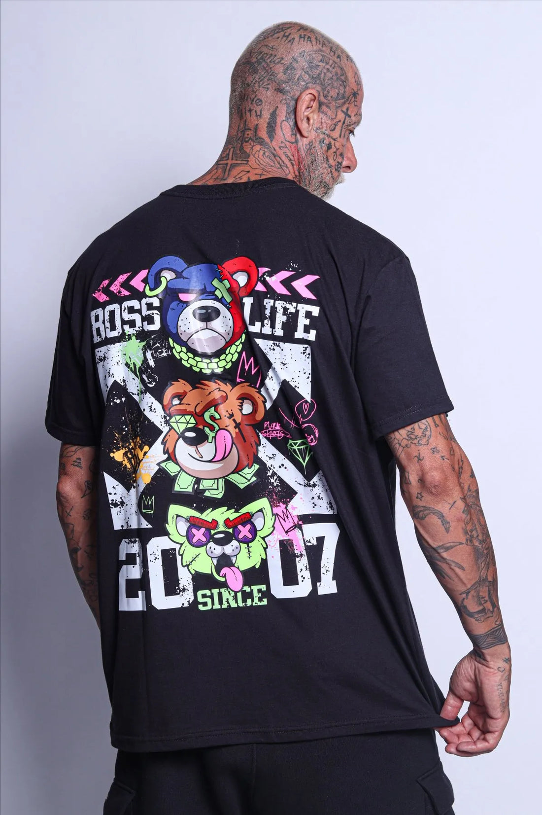 Camiseta Bl Dark Shine Bear Three