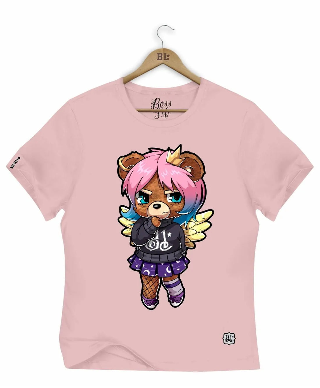 Camiseta Baby Look Angel Bear