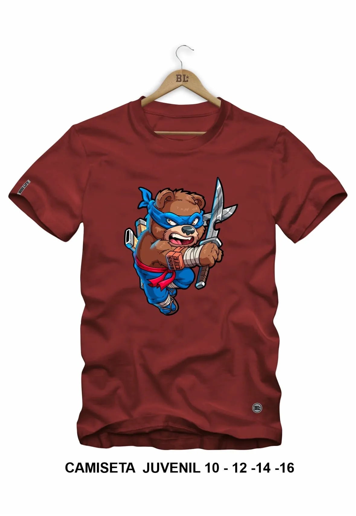 Camiseta Juvenil Bear Ninja